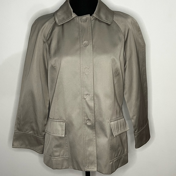 Talbots Jackets & Blazers - Talbots Metallic Gray Jacket/Blazer